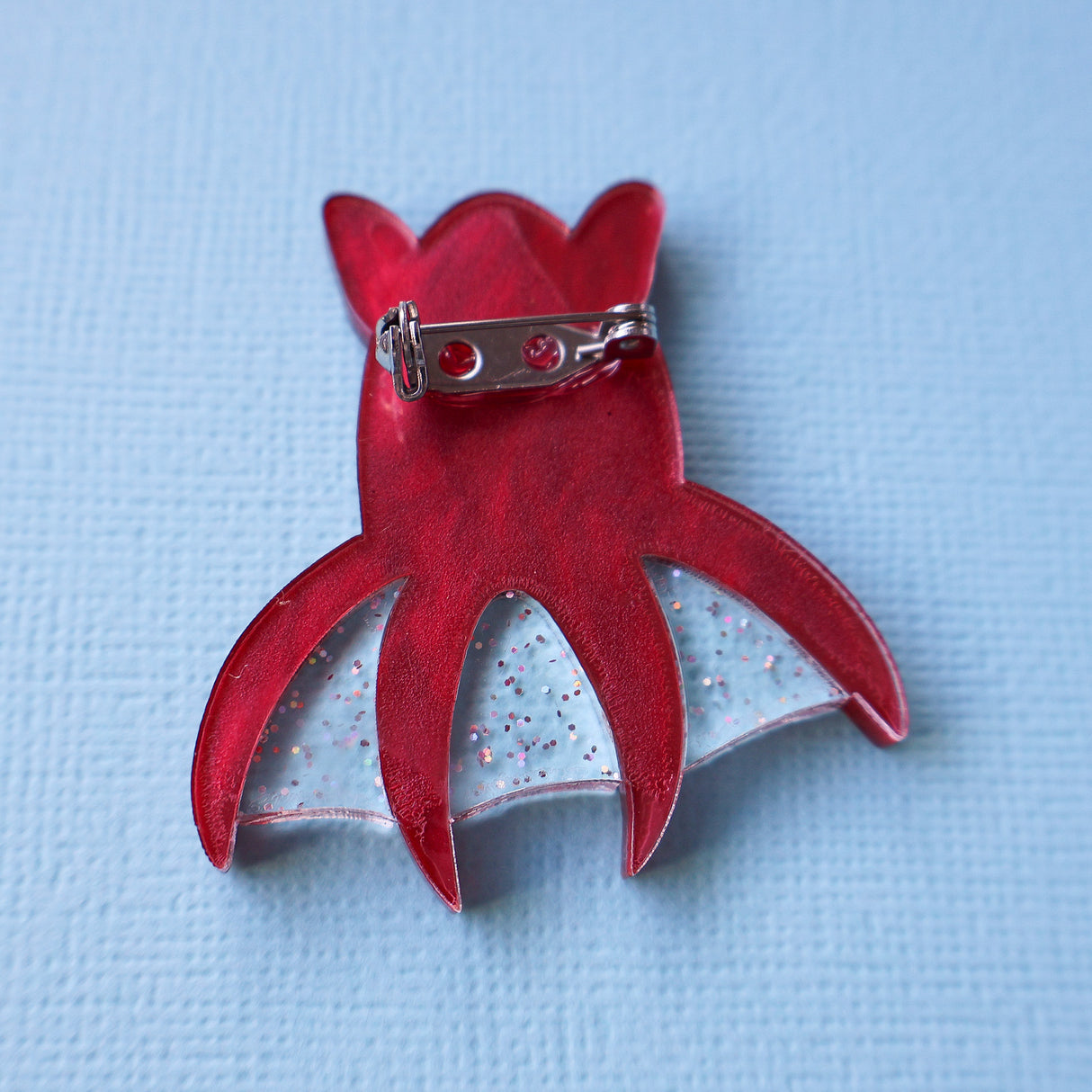 Vampire Squid Acrylic Brooch