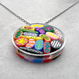 Petri Dish Pendant Necklace