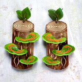 Polypore (Shelf Fungi) Earrings