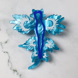 Blue Dragon Sea Slug Brooch