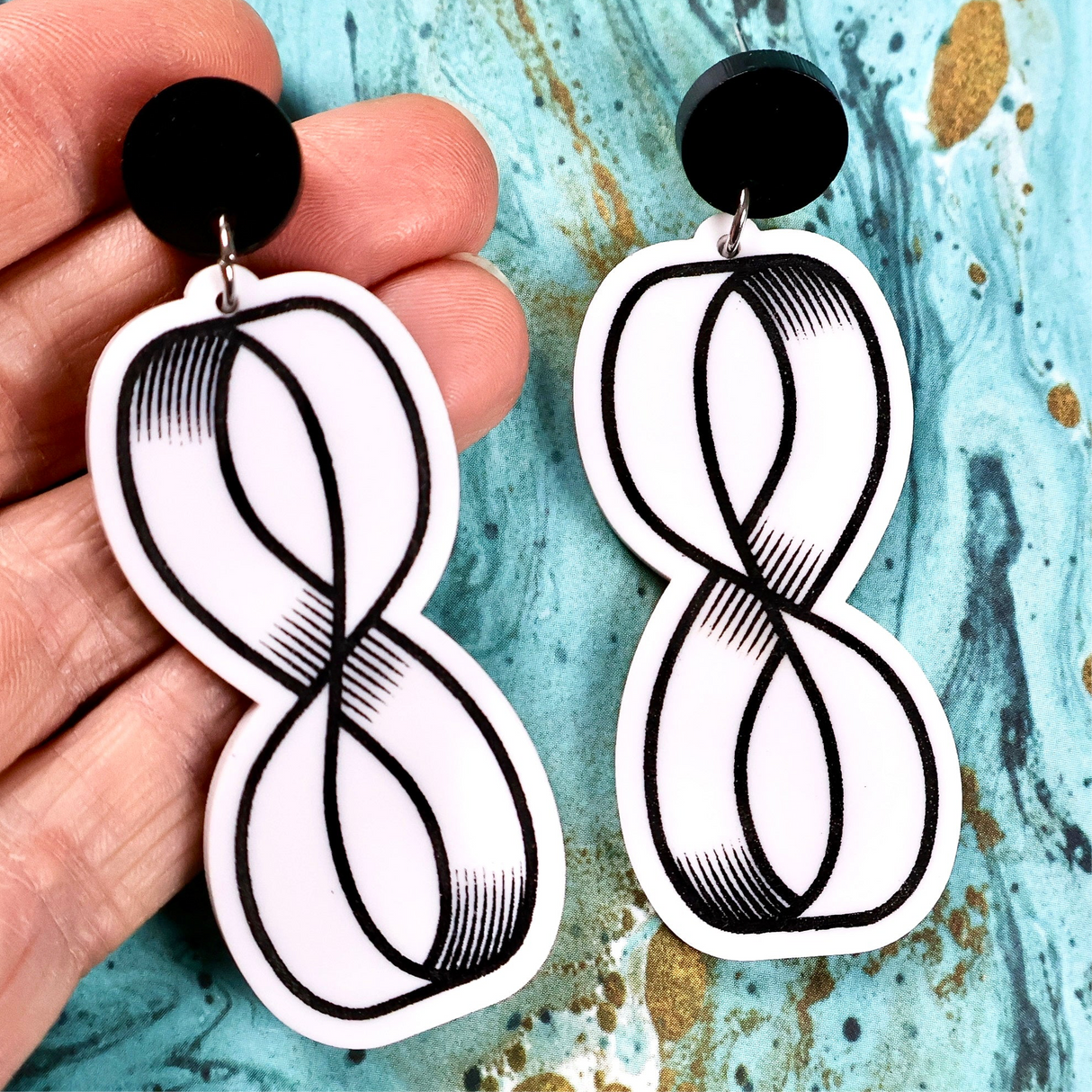 Mobius Strip Earrings