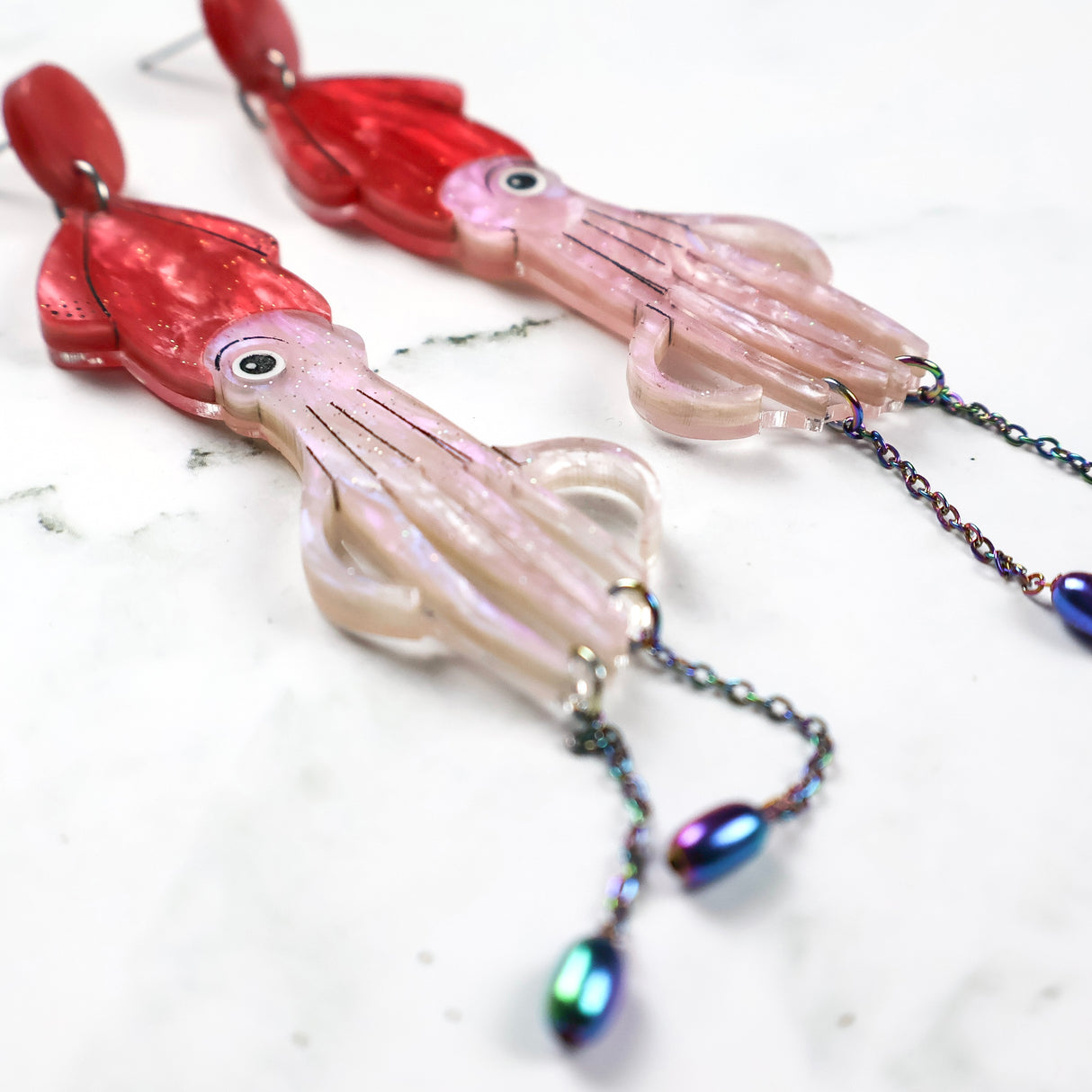 Giant Squid Earrings