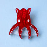 Vampire Squid Acrylic Brooch