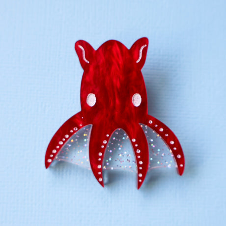 Vampire Squid Acrylic Brooch