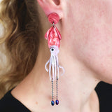 Giant Squid Earrings