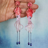 Giant Squid Earrings