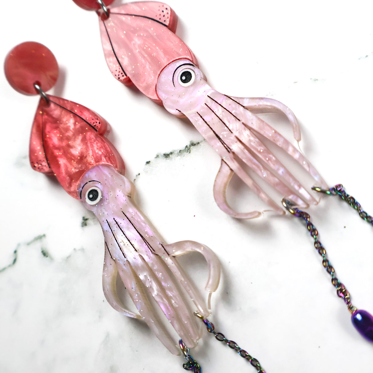 Giant Squid Earrings