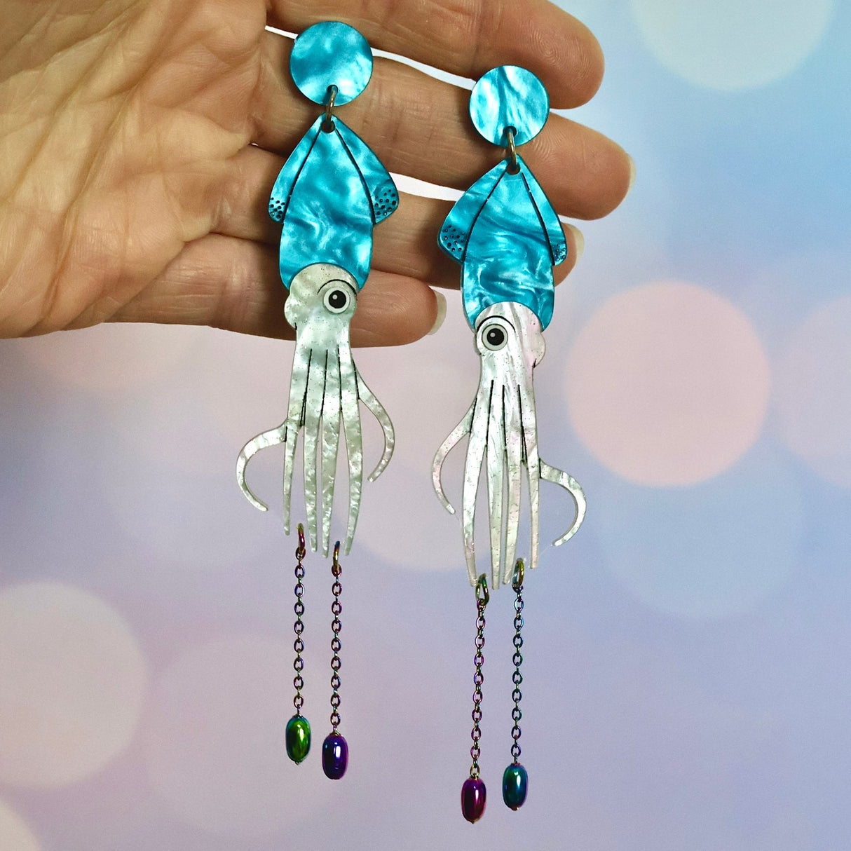 Giant Squid Earrings