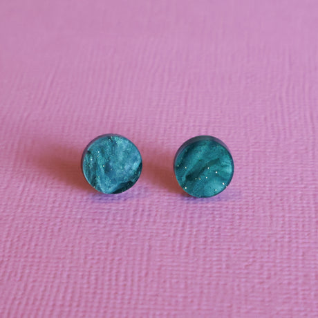 Round deep sea acrylic studs closep