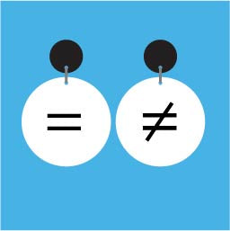 Equation and Math Symbol Acrylic Earrings - Assorted