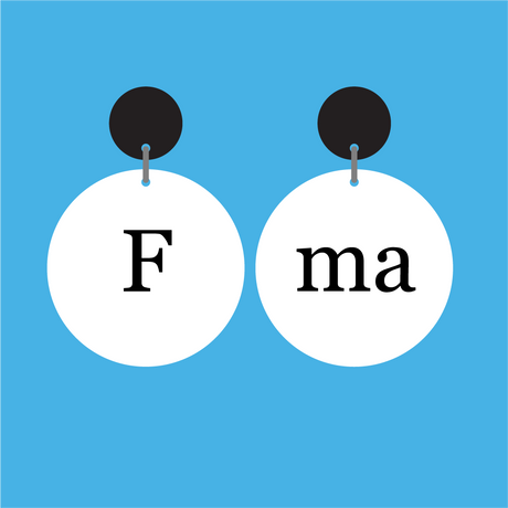 Equation and Math Symbol Acrylic Earrings - Assorted