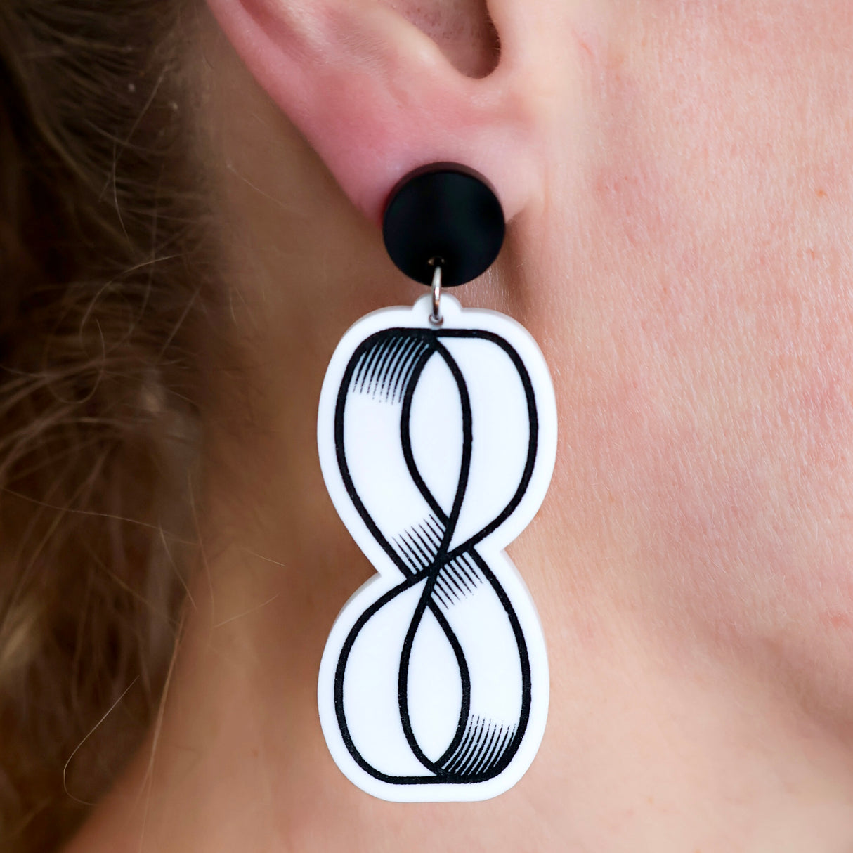 Mobius Strip Earrings