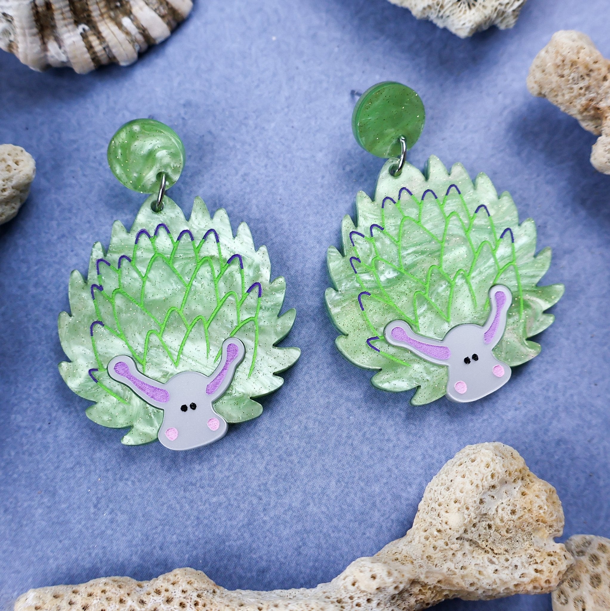 Leaf Sheep Earrings – Oh Pluto - Main Image