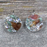 Recycled Acrylic Earrings 'Celestial Tide' Collection. Pair 16