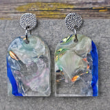 Recycled Acrylic Earrings 'Aurora Shards' Collection. Pair 3