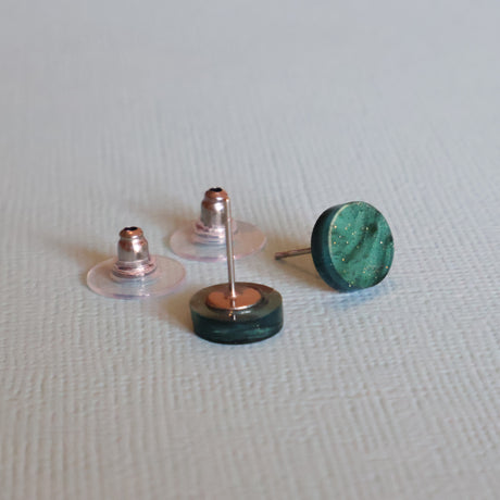 Studs showing ear nuts