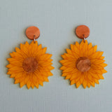 Swamp everlasting earrings closeup