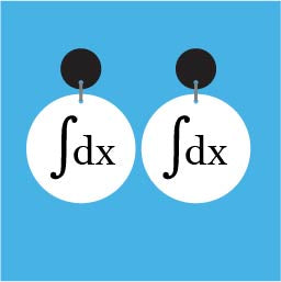 Equation and Math Symbol Acrylic Earrings - Assorted