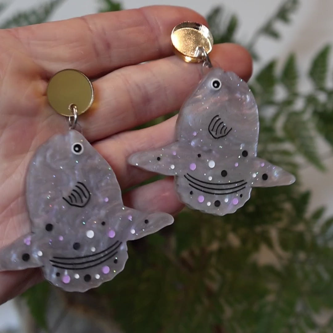 Mola Mola (Ocean Sunfish) Earrings