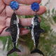Salmon Shark Earrings