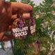 Closeup Video of Acrylic geology rocks earrings by Oh Pluto