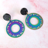 Rainbow Eclipse Earrings