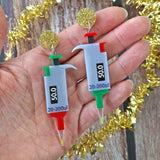 Xmas Micropipette Earrings